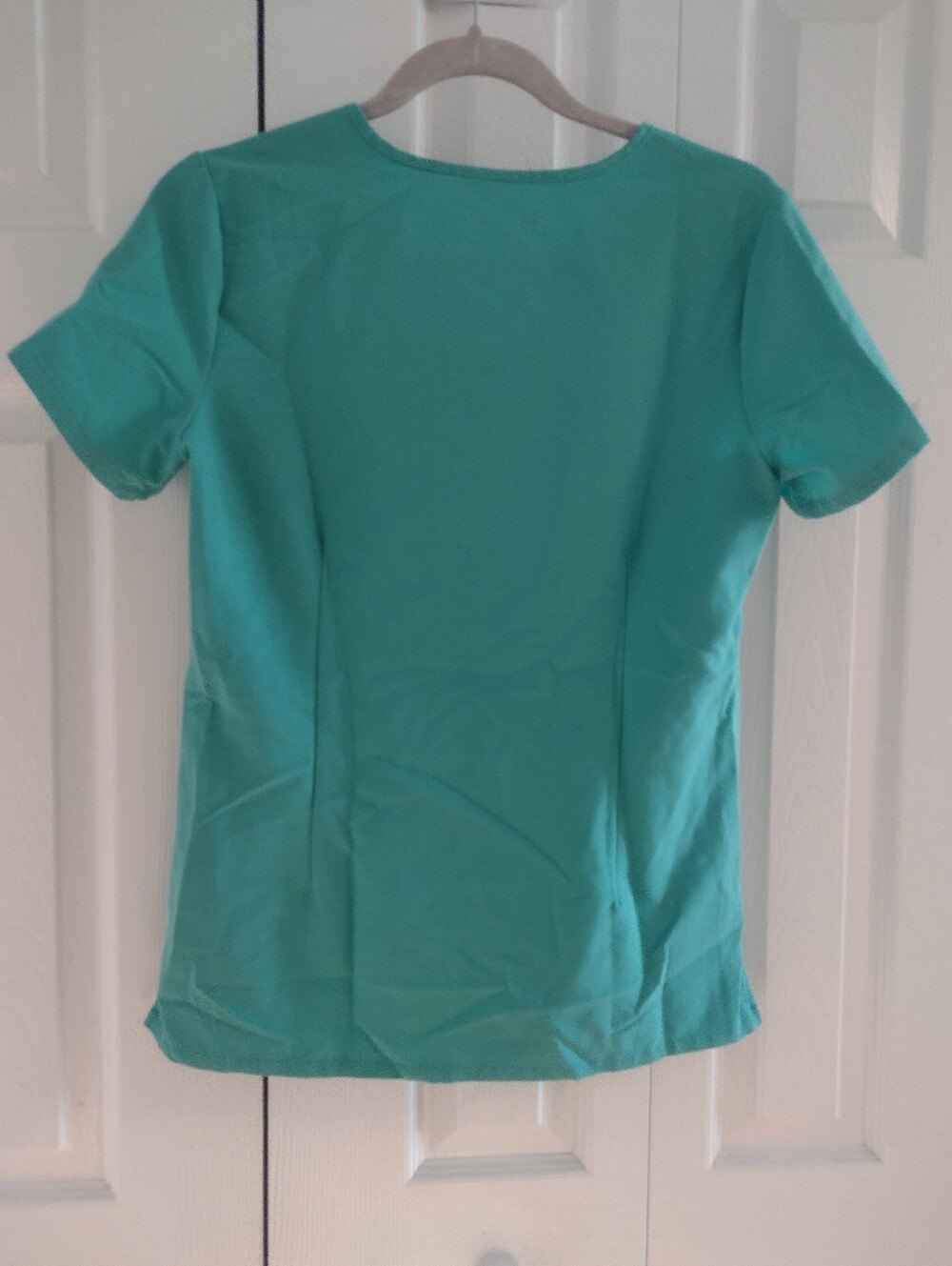 FIGS Women's Lagoon Teal Catarina Scrub Top Sz XS - Picture 4 of 7